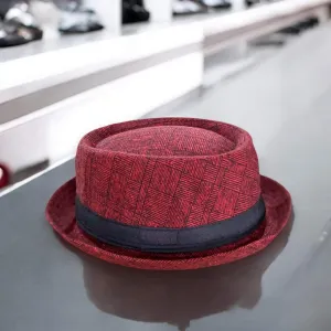 Checks Pork Pie Fedora Hat