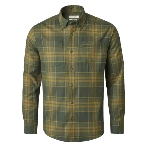 Chevalier Men&#x27;s Ash Shirt Dark Green Checked | Buy Chevalier Men&#x27;s Ash Shirt Dark Green Checked here | Outnorth