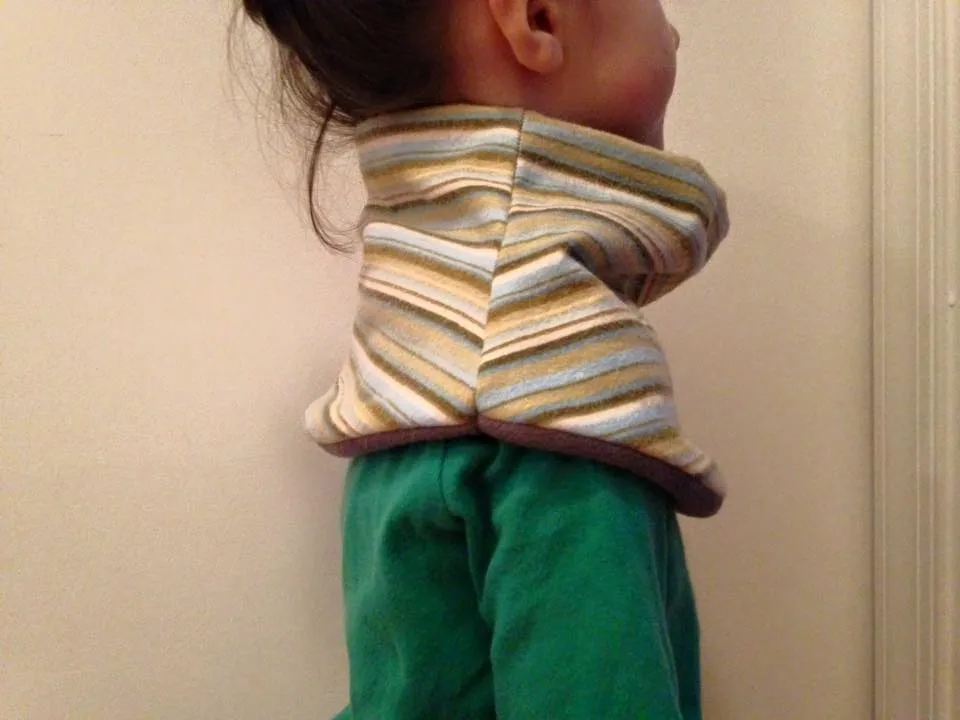 Child's Handmade Neck Warmer Helicopters