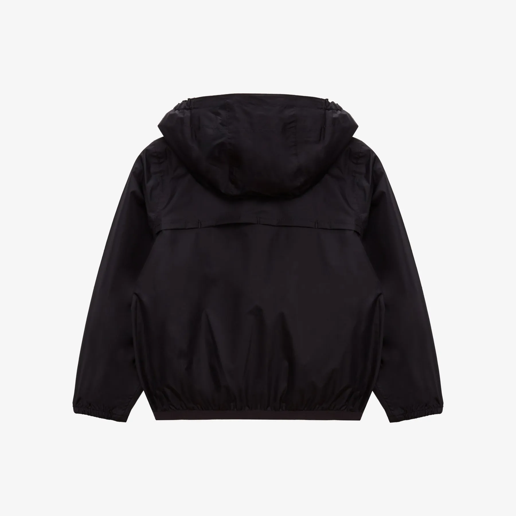 Claude - Kids Packable Full Zip Rain Jacket in Black