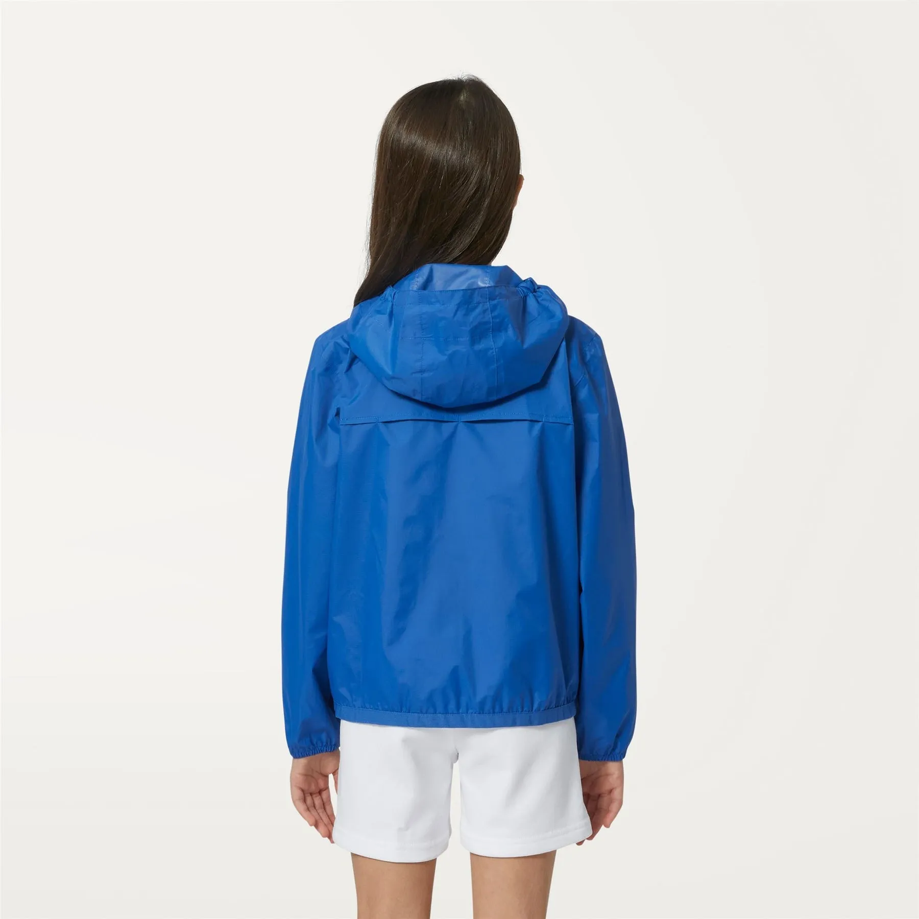 Claude - Kids Packable Full Zip Waterproof Rain Jacket in Blue Royal Marine