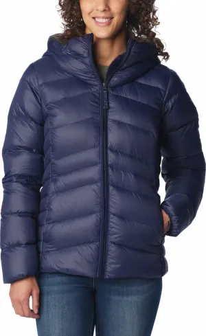 Columbia Women&#x27;s Autumn Park Down Hooded Jacket Dark Nocturnal | Buy Columbia Women&#x27;s Autumn Park Down Hooded Jacket Dark Nocturnal here | Outnorth