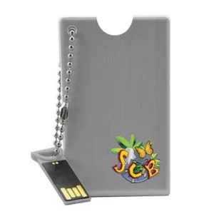 Compact Card Aluminium USB Flash Drive