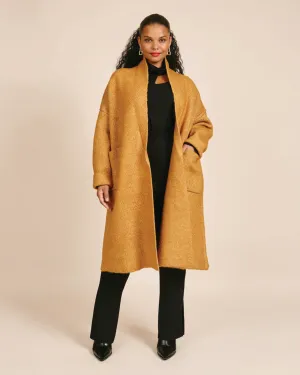 Cora Sweater Coat | Golden Mustard