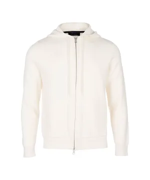 Cotton Cashmere Zip Hoodie