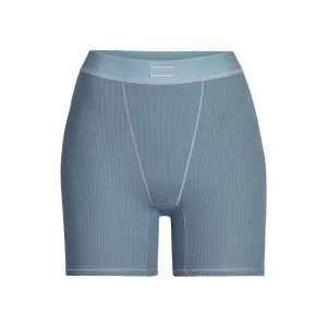 COTTON RIB BOXER | KYANITE