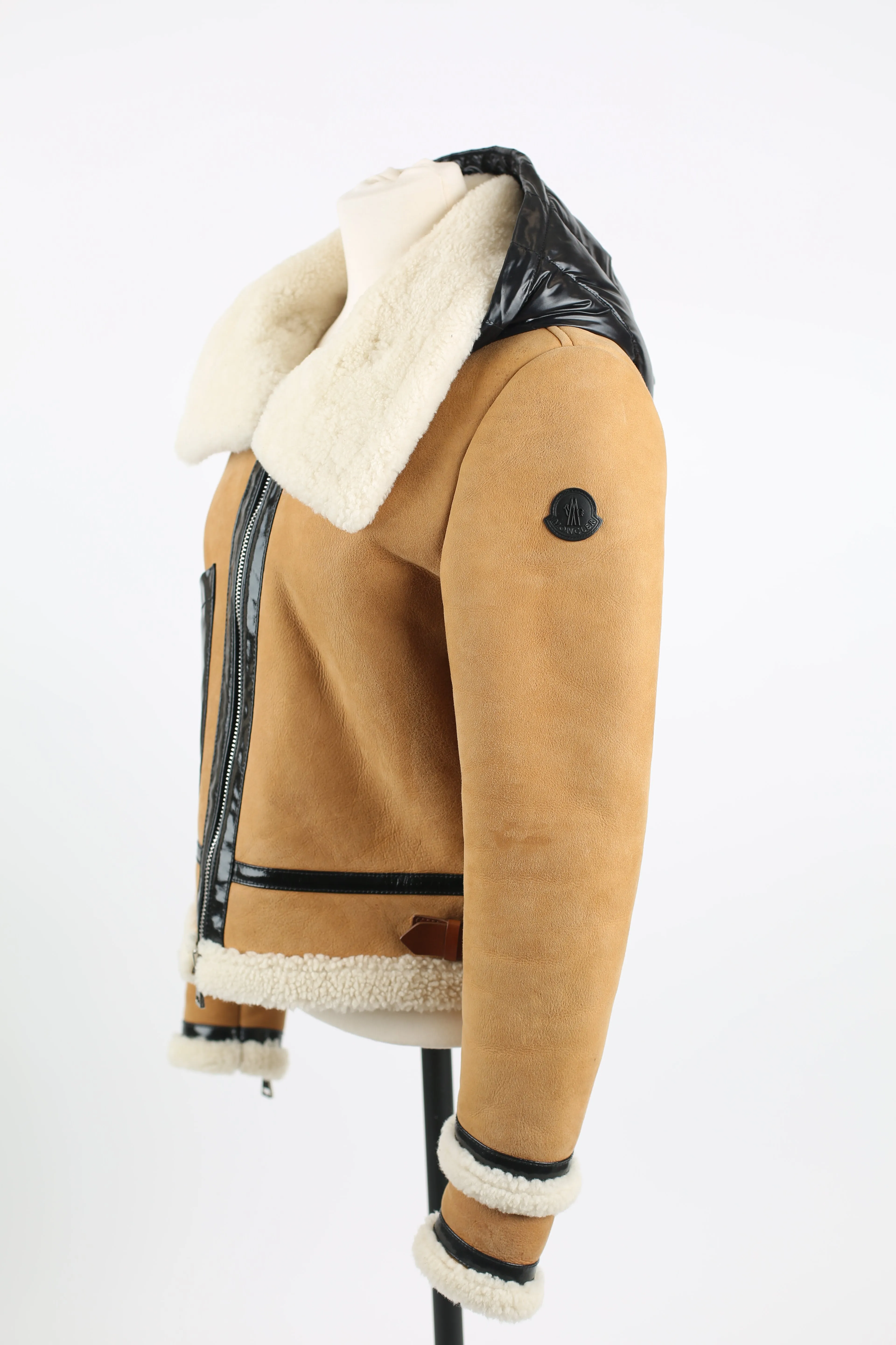 Crabier Suede Shearling Jacket