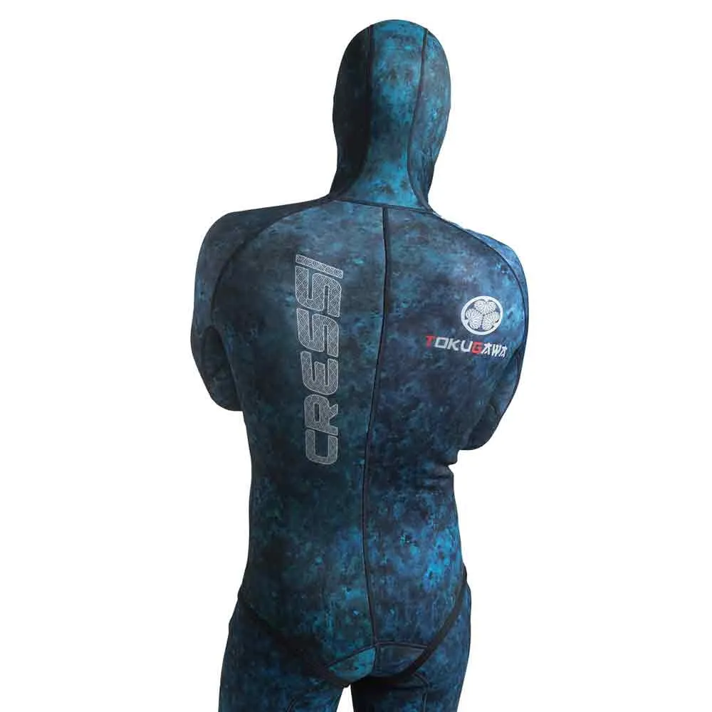 Cressi Tokugawa Blue Camo Spearfishing Wetsuit 2 Piece