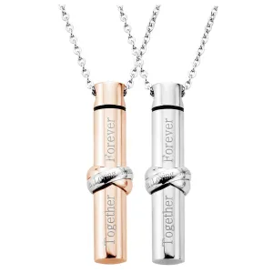 Cylinder Pendant Urn Necklace for Ashes | Jovivi