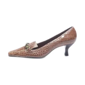 Daniel Hechter Mid-Heel Shoes Leather Brown Colour For Women