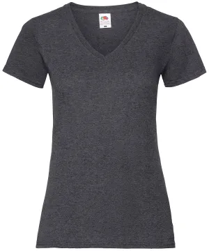 Dark Heather Grey - Women's valueweight v-neck T