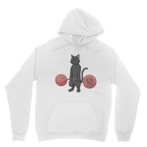 Deadlifting Black Cat Hoodie