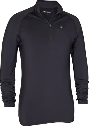 Deerhunter Women&#x27;s Heat Undershirt With Zip-Neck Black | Buy Deerhunter Women&#x27;s Heat Undershirt With Zip-Neck Black here | Outnorth