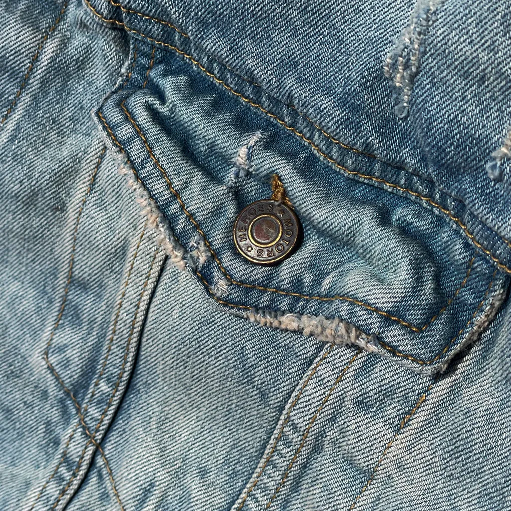 Denim jacket "Heroes Logo"