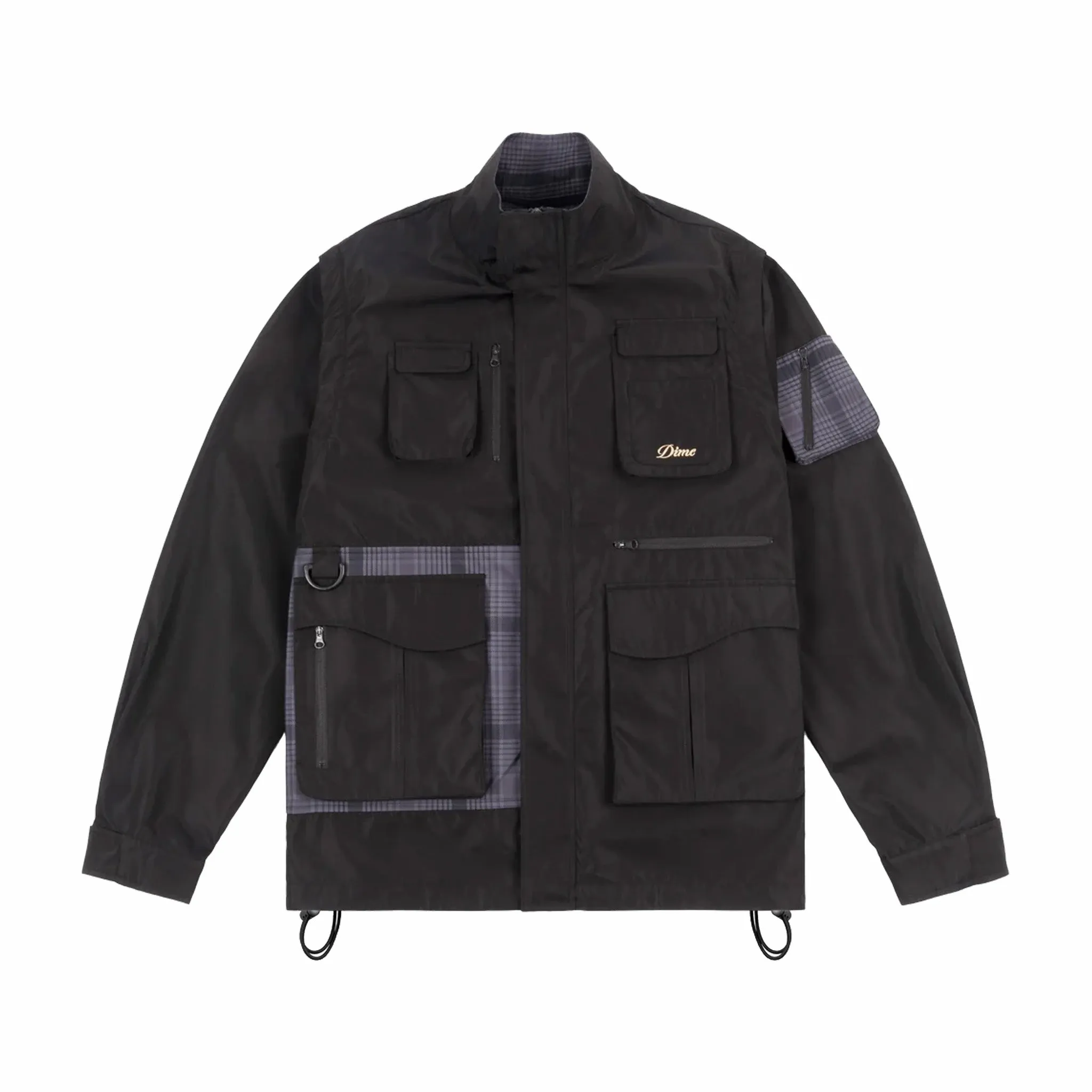 Dime Fishing Zip-Off Jacket (Black)