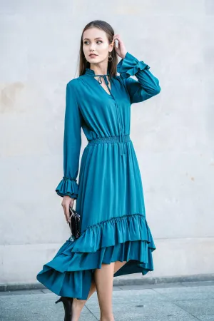 Dress Ruffles Sea