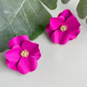 Enchanted Bloom Pink Earrings