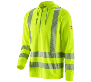e.s. High-vis functional hoody-longsleeve UV