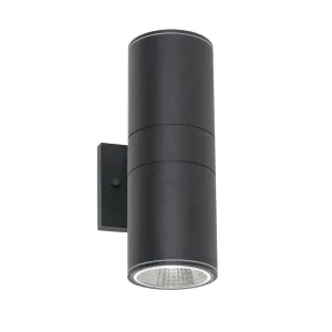 Everly 12 in. LED Outdoor Wall Light 120-277V, Selectable CCT Black