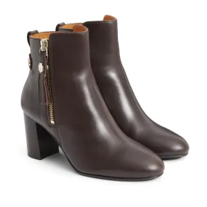 Fairfax & Favor Oakham Ladies Leather Ankle Boot - Mahogany