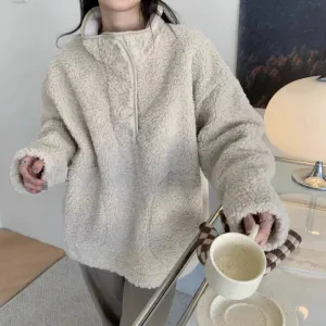 Fashionkova Jessica Oversize Fur Sweatshirt