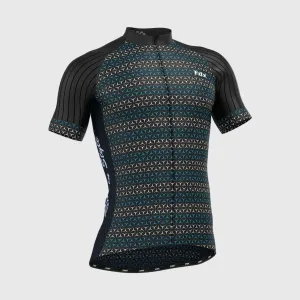 Fdx Vega Black Men's & Boy's Short Sleeve Summer Cycling Jersey