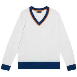 Finely Knitted Sweater White - AW23