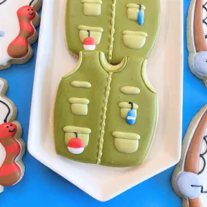 Fishing Vest Cookie Cutter