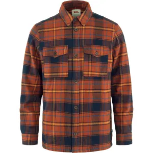 Fjällräven - Ovik Lite Padded Over Shirt - Autumn Leaf - Dark Navy