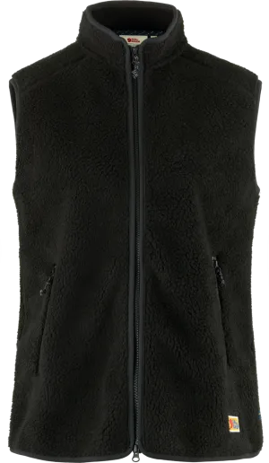 Fjällräven Women&#x27;s Vardag Pile Fleece Vest Black | Buy Fjällräven Women&#x27;s Vardag Pile Fleece Vest Black here | Outnorth