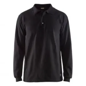 Flame&#x20;Retardant&#x20;Pique&#x20;Long&#x20;Sleeves&#x20;3374&#x20;Zwart&#x20;-&#x20;Bl&#xE5;kl&#xE4;der