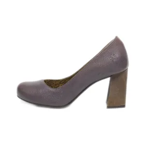 Fly London High-Heel Shoes Leather Purple Colour For Women