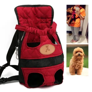 Foreign trade pet supplies cat and dog outing backpack pet chest bag portable pet mother bag