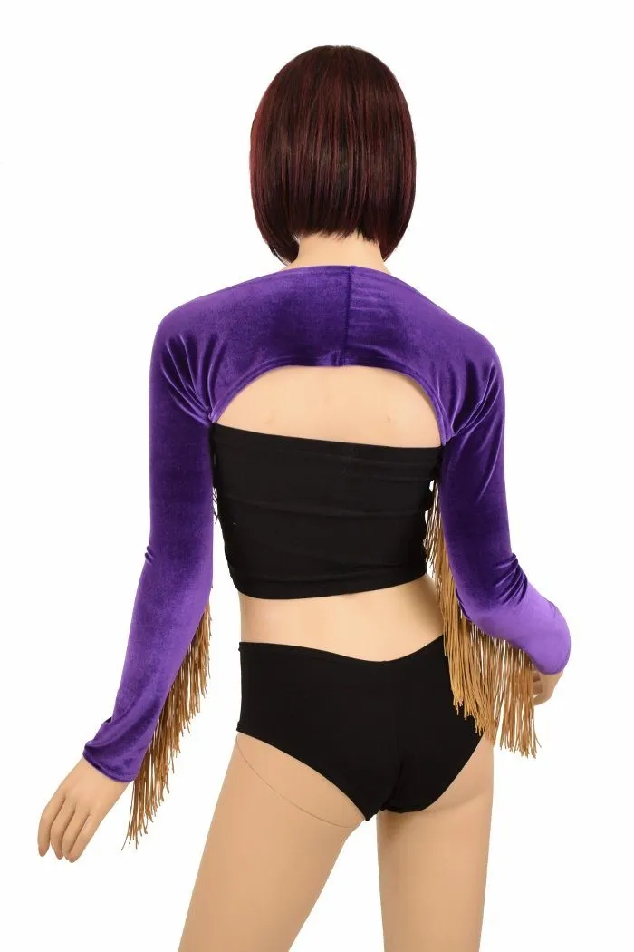 Fringe "Samba Sleeve" Dance Shrug