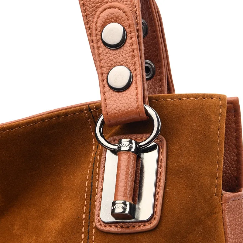 Funki Buys | Bags | Handbags | Women's Suede Shoulder Bag