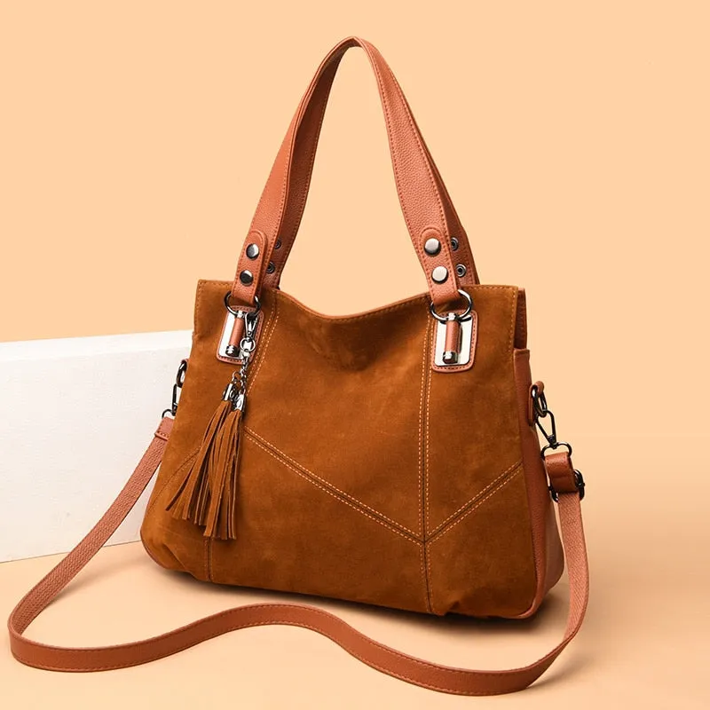 Funki Buys | Bags | Handbags | Women's Suede Shoulder Bag
