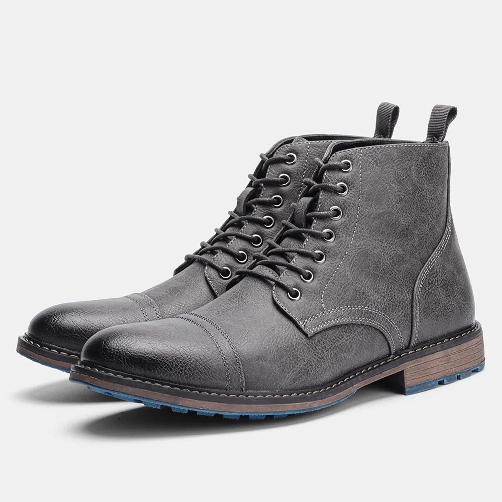 Funki Buys | Boots | Men's Faux Leather Smart Dress Boots