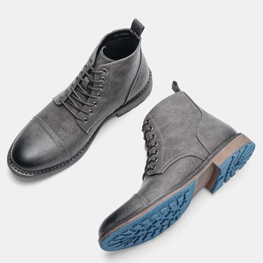 Funki Buys | Boots | Men's Faux Leather Smart Dress Boots