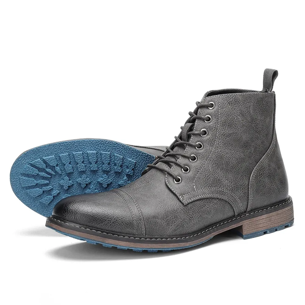 Funki Buys | Boots | Men's Faux Leather Smart Dress Boots
