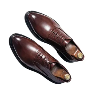 Funki Buys | Shoes | Men's Genuine Leather Derby Formal Shoe