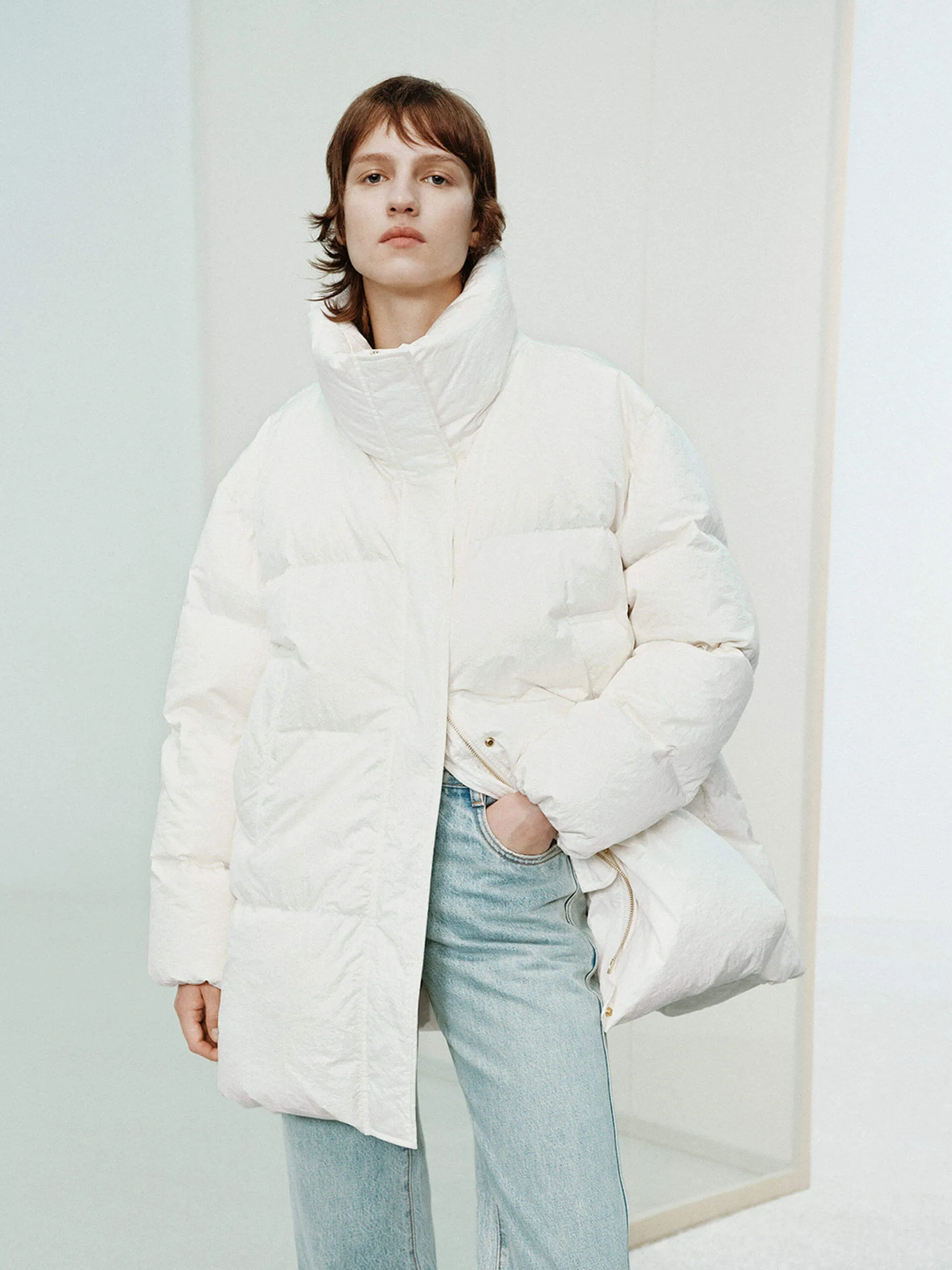 Funnel Neck Down Jacket