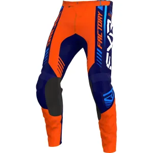 FXR  Orange Navy Clutch Pro MX Pants Breathable Comfort Adjustable Waist