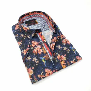 Garden Print Short Sleeve Shirt