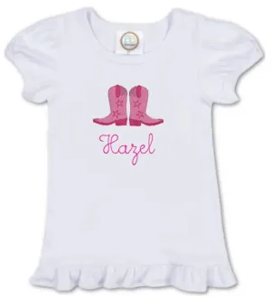 Girl White T Shirt Center Motif Packs
