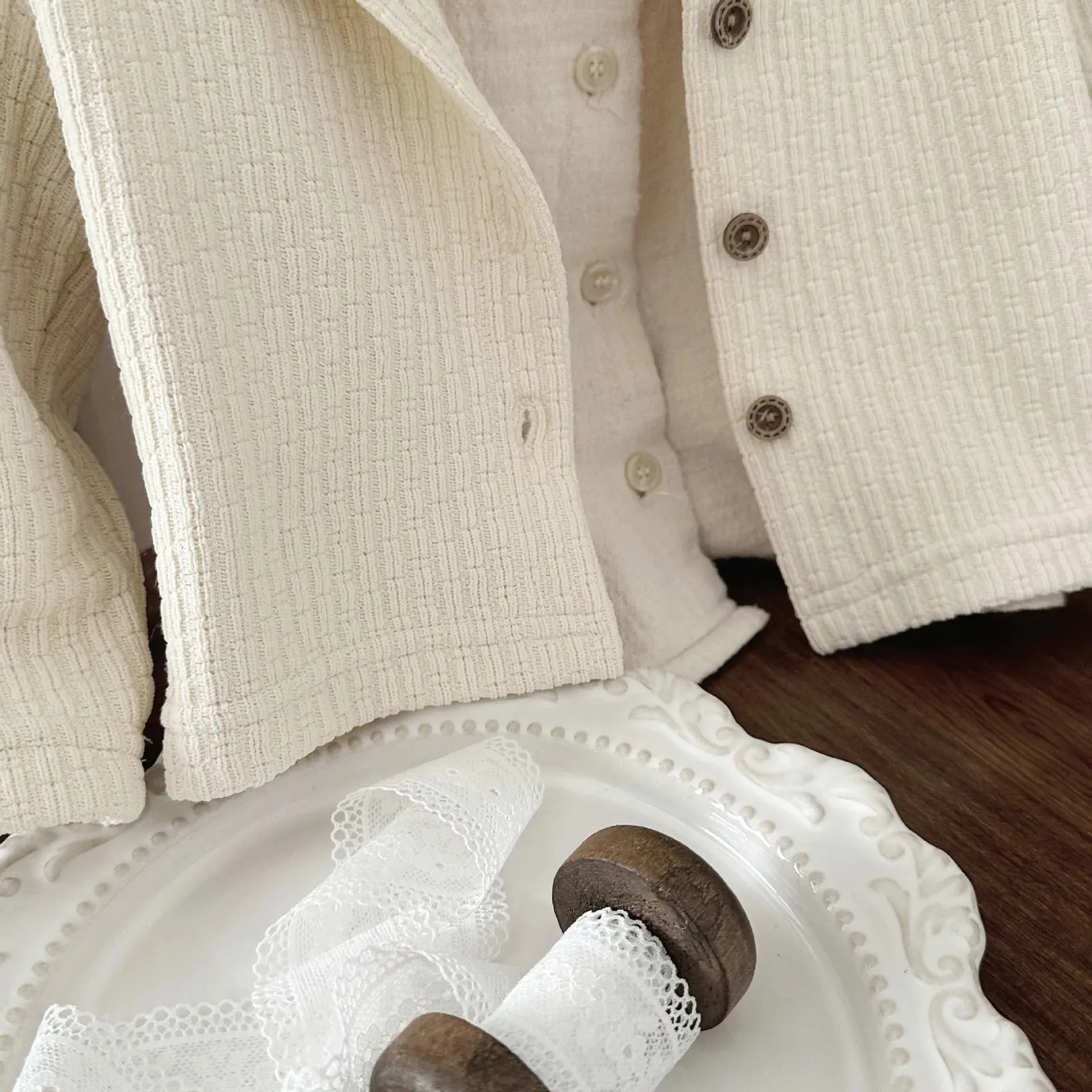 Girl's Button-Down Cardigan