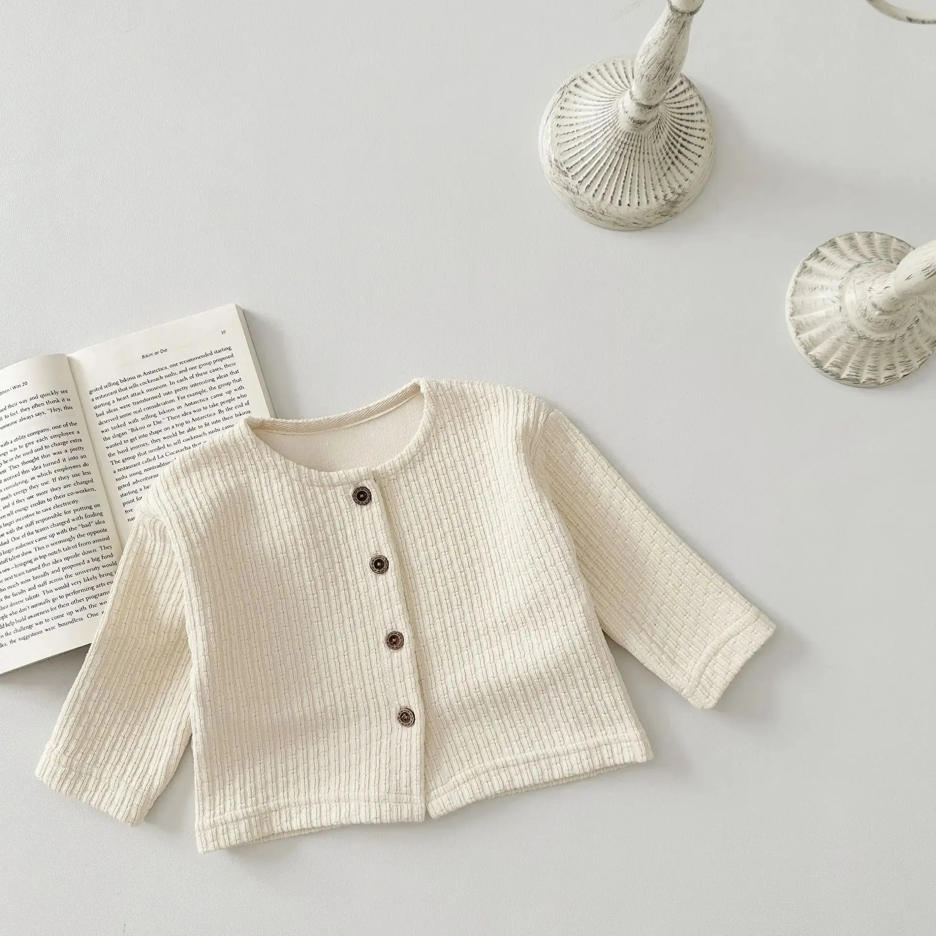 Girl's Button-Down Cardigan