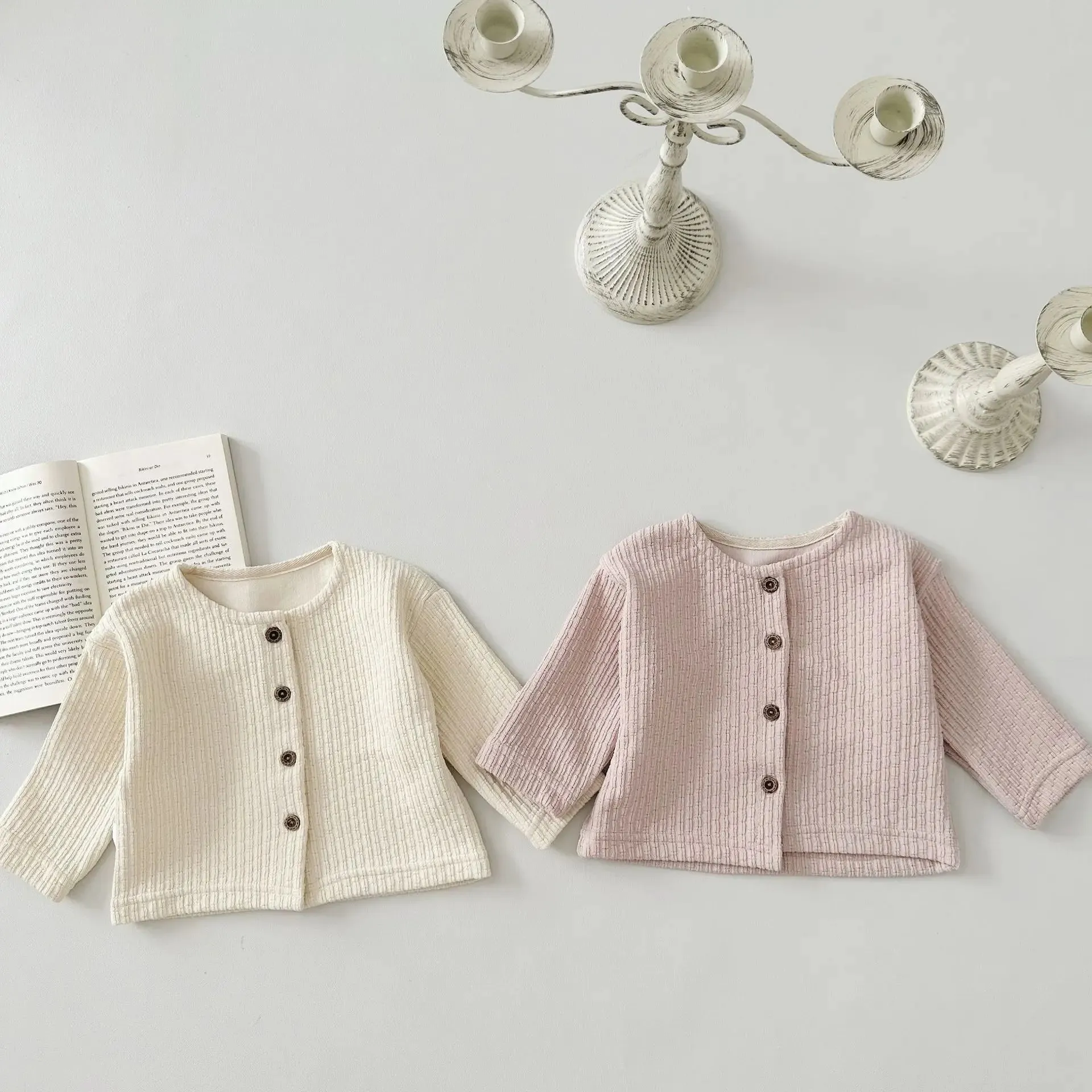 Girl's Button-Down Cardigan