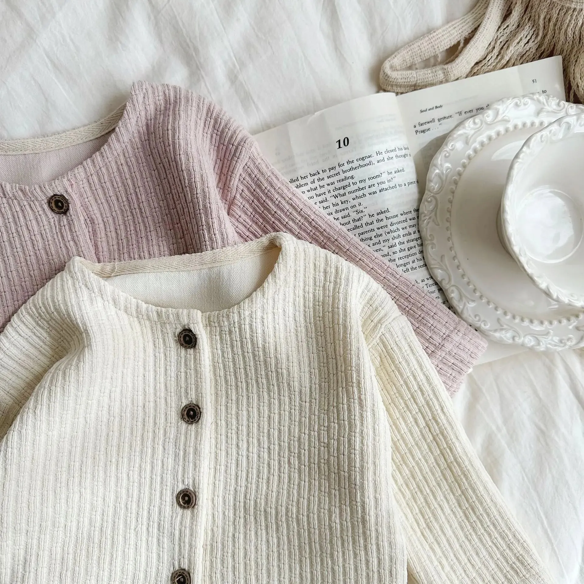 Girl's Button-Down Cardigan