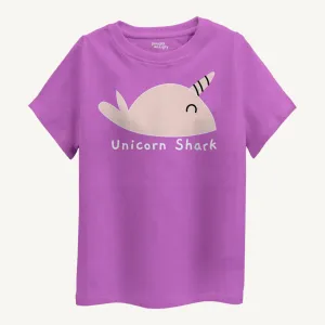Girls Unicorn Shark T-shirt