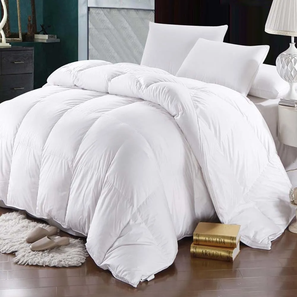 Goose Down Comforter 600 Thread Count Oversized Winter Weight By Abripedic